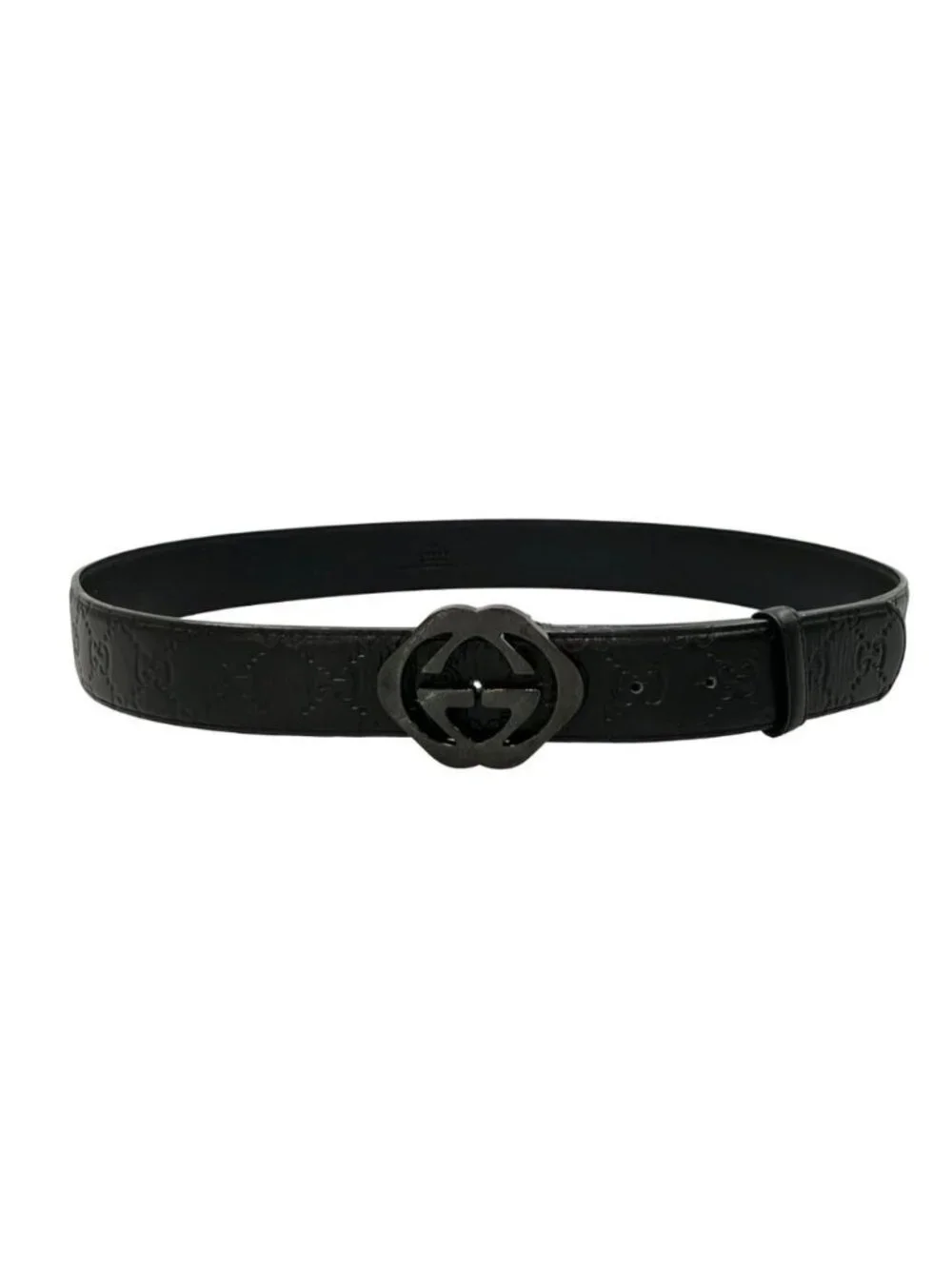 Gucci Belt Guccissima Interlocking